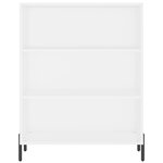 vidaXL Buffet haut Blanc 69 5x34x180 cm Bois d'ingénierie