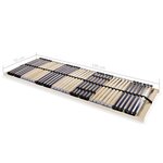 vidaXL Sommier à lattes sans matelas avec 42 lattes 7 zones 70x200 cm