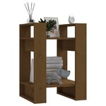 vidaXL Bibliothèque/Séparateur de pièce Marron miel 41x35x57 cm Pin