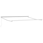 Store Rétractable Manuel vidaXL Gris 350x250 cm