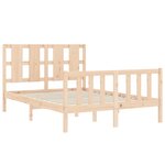 vidaXL Cadre de lit sans matelas 120x200 cm bois de pin massif