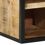 vidaXL Cabinet à chaussures 50x30x110 cm Bois brut de mangue