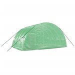 vidaXL Serre avec cadre en acier vert 24 m² 6x4x2 85 m