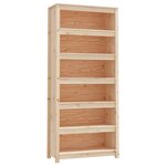 vidaXL Bibliothèque 80x35x183 cm Bois de pin massif