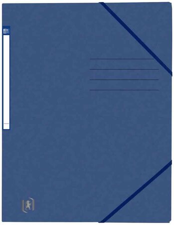 Chemise à élastique Top File+, A4, bleu foncé OXFORD