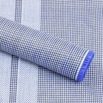 vidaXL Tapis de tente 650x300 cm Bleu