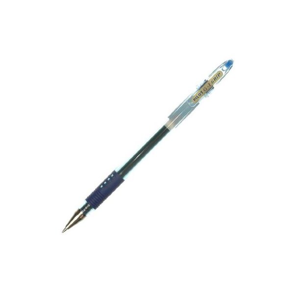 Stylo bille Gel G1 Grip Bille 0,7mm tracé 0,5mm Bleu x 6 PILOT