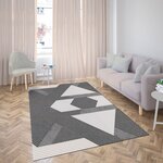 Tapis de salon ZINO 120 x 180 cm - Gris