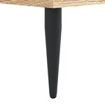 vidaXL Cadre de lit sans matelas chêne sonoma 135x190 cm