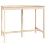 vidaXL Ensemble de bar 7 Pièces Bois de pin massif