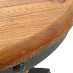 vidaXL Tabourets de bar lot de 2 bois de sapin solide