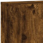 vidaXL Meubles TV muraux 2 Pièces chêne fumé 80x30x41 cm