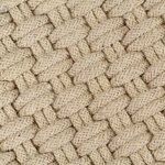 vidaXL Tapis rectangulaire Naturel 160x230 cm Coton