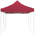vidaXL Tente de réception pliable Aluminium 6x3 m Bordeaux