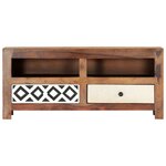vidaXL Meuble TV 90x30x40 cm Bois solide