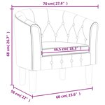 vidaXL Chaise cabriolet noir velours