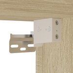 vidaXL Armoire d'évier Chêne sonoma 60x38 5x45 cm Aggloméré