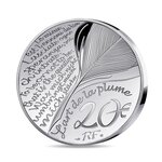 L'Art de la Plume – Jules Verne - Monnaie de 20€ 1 Oz Argent Haut Relief