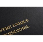 Registre 27x32cm - Registre unique du personnel (salariés et stagiaires) - 100 pages EXACOMPTA