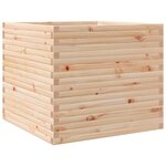 vidaXL Jardinière 80x80x68 5 cm bois de pin massif