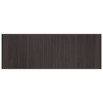 vidaXL Tapis rectangulaire marron foncé 70x200 cm bambou