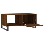vidaXL Table basse chêne marron 90x50x40 cm bois d'ingénierie