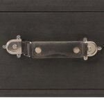 vidaXL Banc avec tiroirs 80 cm Gris Velours