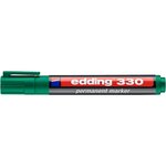 Marqueur Permanent 330 Vert Pointe Biseautée 1-5 mm x 3 EDDING
