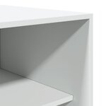 vidaXL Garde-robe blanc 80x50x200 cm bois d'ingénierie