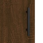 vidaXL Buffet haut chêne marron 69 5x31x115 cm bois d'ingénierie
