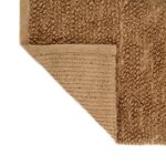 vidaXL Tapis à poils bouclés fait à la main 80x160 cm Jute et coton