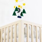 Lit bébé KIPPY 60 x 120 naturel et blanc
