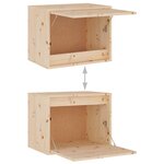 vidaXL Meubles TV 4 Pièces Bois massif de pin