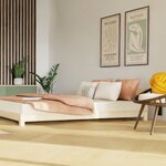 Lit double scandinave en bois COMFY 200 x 200