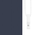 Store enrouleur occultant bleu 40 x 100 cm