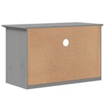 vidaXL Meuble TV avec 2 tiroirs BODO gris bois de pin massif