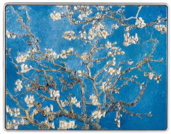 ALMOND BLOSSOM 1890 by Vincent van Gogh 1 Once Argent & 14 Once Copper Monnaie 2 Dollars Niue 2024