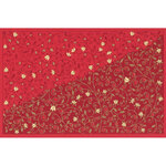 PAPERTREE EVA Lot de 5 Enveloppes cadeau 19x10cm Rouge