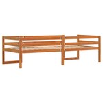 vidaXL Cadre de lit pour enfants sans matelas cire marron 80x200 cm