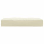 vidaXL Coussin de palette crème 60x60x9 5 cm tissu oxford