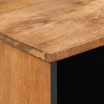 vidaXL Meuble TV 80x33x46 cm bois massif de manguier