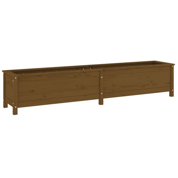 vidaXL Lit surélevé de jardin brun miel 199 5x40x39 cm bois pin massif