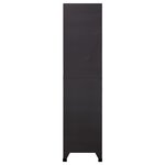 vidaXL Armoire à casiers Anthracite et blanc 90x40x180 cm Acier