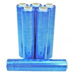 Film étirable manuel teinté bleu – (Carton de 6 bobines) 15µ  450 mm x 270 m – Bulteau Systems