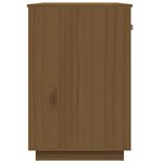 vidaXL Bureau Marron miel 95x50x75 cm Bois massif de pin