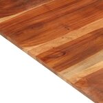 vidaXL Dessus de table bois massif d'acacia 15-16 mm 70x80 cm