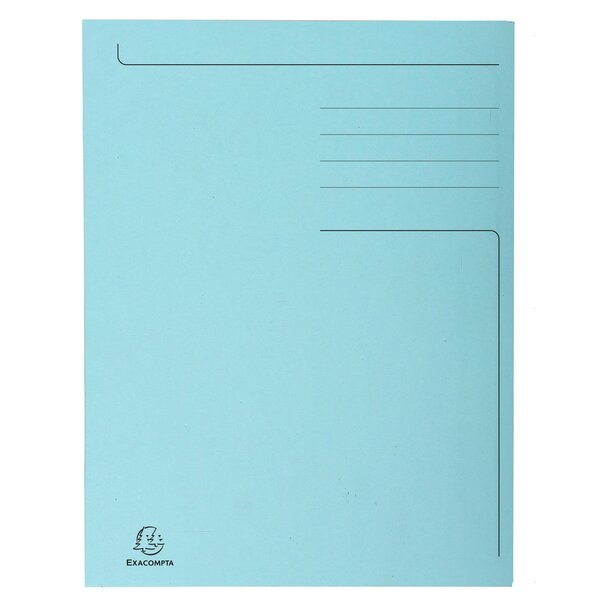 Chemise Imprimée 3 Rabats Forever® 280gm2 - Couleurs Assorties - X 50 - Exacompta