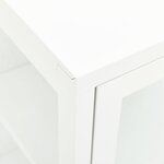 vidaXL Buffet 38x35x70 cm Métal et verre