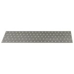 vidaXL Plaques perforées 20 Pièces 2 mm 400x100 mm acier galvanisé
