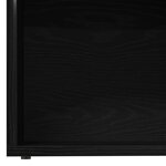 vidaXL Étagères 3 Pièces Chêne Noir 36x30x143 cm Bois d'ingénierie